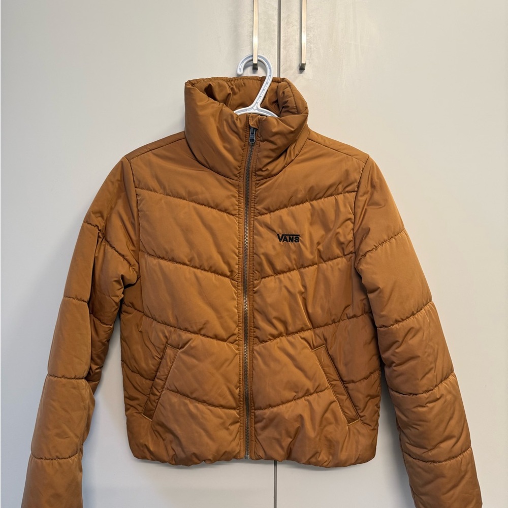 Vans Women's Caramel Brown Puffer Jacket